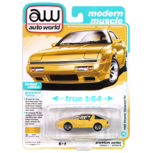 AUTOWORLD AWSP187B 1:64 1988 CHRYSLER CONQUEST TSI YELLOW