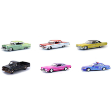 GREENLIGHT 63080/6 1:64 CALIFORNIA LOWRIDERS SERIES 7 ASSORTMENT