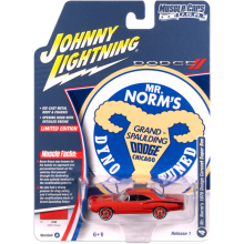 JOHNNY JLSP384A 1:64 MR NORMS 1979 DODGE SUPER BEE ORANGE