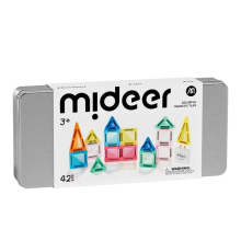 MIDEER MD1665 MINI COLORFUL MAGNETIC TILES BUILDING TOY SET 42 PIEZAS