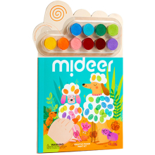 MIDEER MD3414 CREATIVE FINGER PAINT KIT ANIMAL WORLD