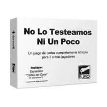BURO NO LO TESTEAMOS NI UN POCO