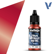 VALLEJO 77126 TMM BASE 126-18ML ROJO RUBI