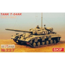 SKIF 227 1:35 T 64 AK SOVIET COMMANDER TANK W RUBBER