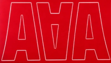 COVERITE 3320 LETTERS RED 2