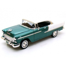 MOTORMAX 73229 1:24 CHEVY BEL AIR 1955 GREEN OR RED